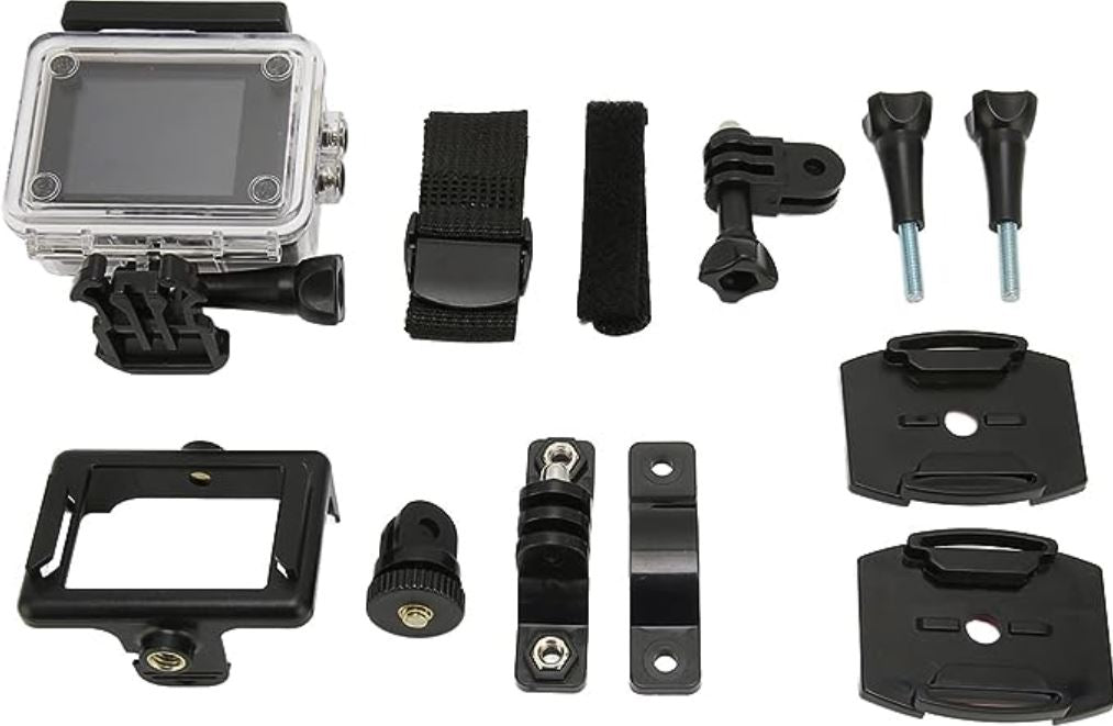 Cámara Deportiva 4K Ultra HD Impermeable con Accesorios