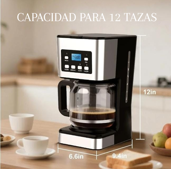 ☕✨ Cafetera Automática con Temporizador Programable 24H ✨☕