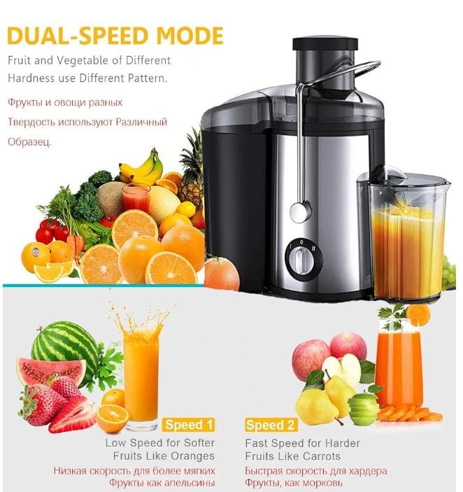 Extractor de Jugo Profesional – Potencia y Frescura en Cada Vaso