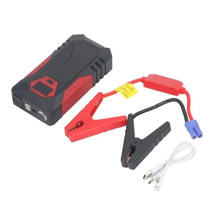 Jumper para Auto 12V con Power Bank y Linterna LED