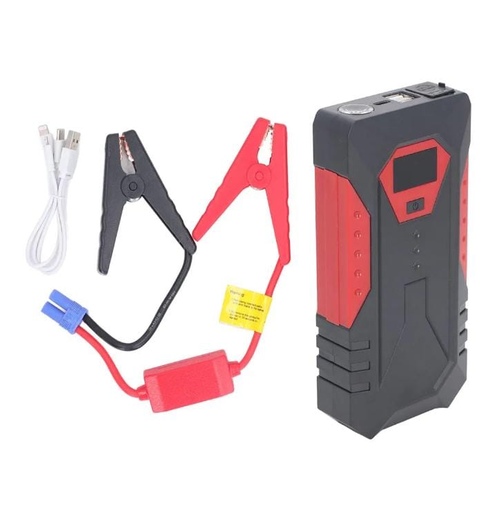 Jumper para Auto 12V con Power Bank y Linterna LED
