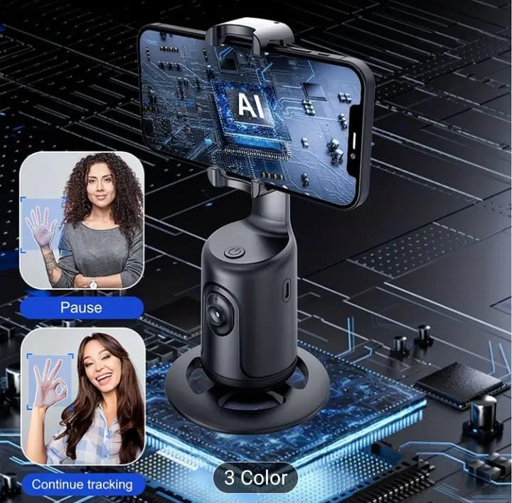 Trípode Inteligente con Sensor de Movimiento 360°