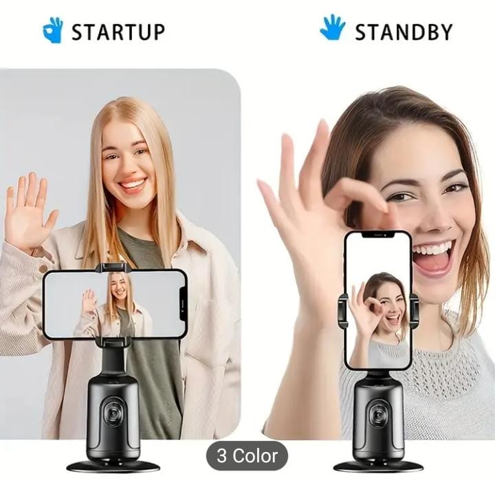 Trípode Inteligente con Sensor de Movimiento 360°
