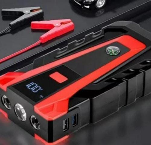 Jumper para Auto 12V con Power Bank y Linterna LED