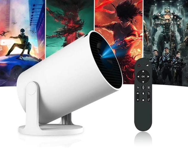 Proyector Inteligente HY300Pro – Compacto, potente y portátil